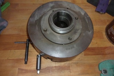 Bison 10'' 4-Jaw Independent Lathe Chuck L00 Spindle Mount