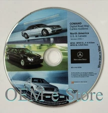 2004 2005 Mercedes S350 S430 S500 S600 S55 CL55 AMG Navigation DVD U.S CAN Map