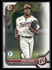 2022 Bowman Draft James Woods 1st Edition #BD-171 Nationals RC