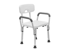 Height Adjustable Bathtub Shower Chair for Inside Shower, Portable Bath Seat,