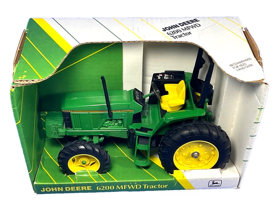 1993  ERTL, 1/16 Scale,  John Deere 6200 MFWD Tractor, # 5667, USA, MIB - Image 3 of 4
