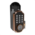 TurboLock Bronze Smart Lock Lighted Keypad Single Cylinder Electronic Knob