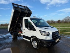 2020 70 FORD TRANSIT 2.0 TDCI 130 BHP 350 ALLOY TIPPER SINGLE CAB FSH ULEZ/ CAZ