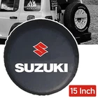 For Suzuki SUV Car Spare Tire Cover Waterproof Wheel Case Bag Protector 15 Inch