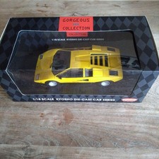 Kyosho 1/18 Lamborghini Countach LP400 Yellow Collectables 17+