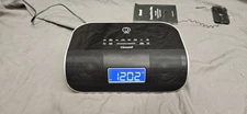 DreamGear iSound DreamTime Pro Bluetooth Alarm Clock Radio Black ISOUND-1669
