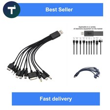 10 in 1 Universal USB Multi Charger Cable 2A Fast Charging for Samsung Xiaomi