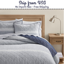 Bestseller Pottery Barn Teen Windward Stripe Reversible Quilt