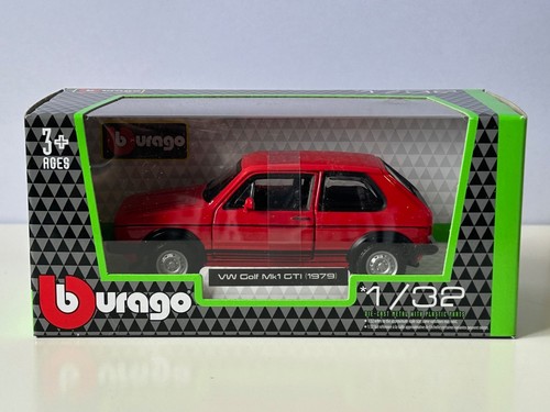 VW Golf MK1 GTI 1979 Germany Classic Car Model Toy Diecast 1:32 Scale Bburago - Picture 2 of 4