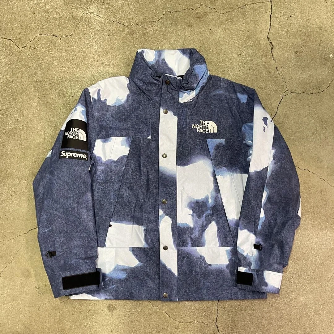 Veste de montagne imprimée denim Supreme The North Face indigo M