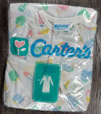 Baby Girl Clothes New Vintage Carter's 0-3 Month Pastel Baby Items Sleep Gown