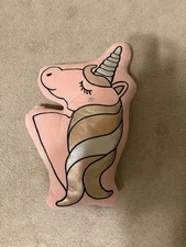 Capelli Pink Unicorn Pillow Plush New York Kids Room