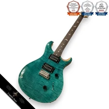 Paul Reed Smith SE Custom 24 Blue Fade Electric Guitar Mahogany Body Maple Top