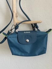 Longchamp Le Pliage Green Pouch Peacock 34175 P89 NWOT SUSAN