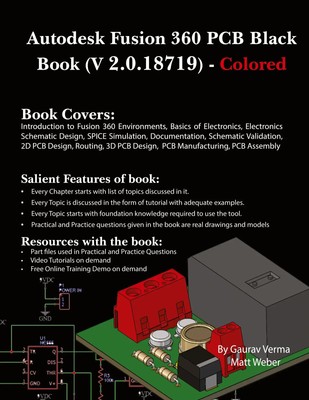 Autodesk Fusion 360 PCB Black Book (V 2.0.18719) | (Colored) | Verma (u. a.)