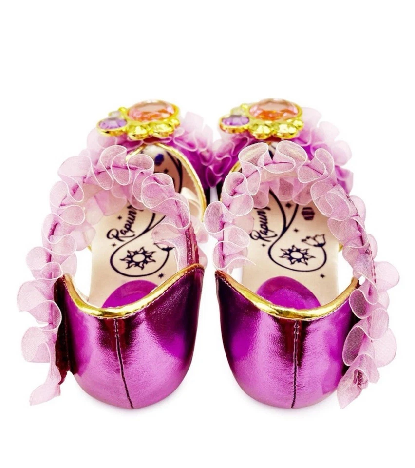 Disney Princesa Rapunzel Disfraz Zapatos Enredados Talla 13.5 Foto 4 de 4
