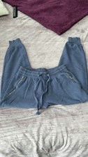 Aerie Zipper Pocket Jogger Sweatpants Blue Lounge XS