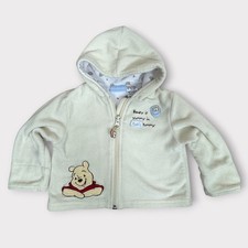 Disney Baby Winnie the Pooh Fleece Zip Up Hoodie Cream 9 Months