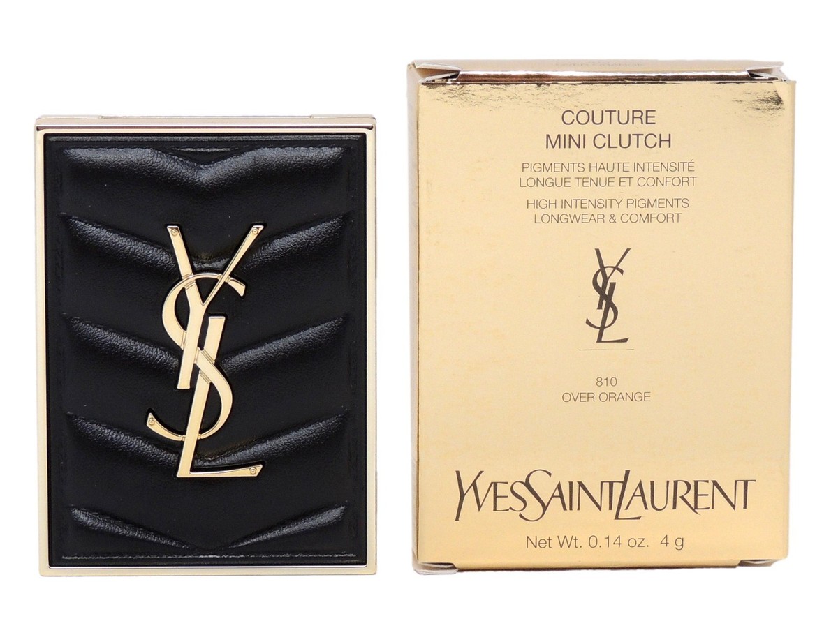 YVES SAINT LAURENT COUTURE MINI CLUTCH #810 OVER ORANGE 4g .14oz