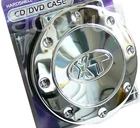 Hardshell Chrome Hard Casing Car Home 18 CD DVD Holder Wallet Storage Case
