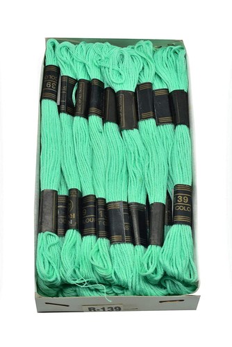 Embroidery Polyester Cotton Thread Floss Skeins Art Craft Different Colors 25 Pc - Picture 13 of 21