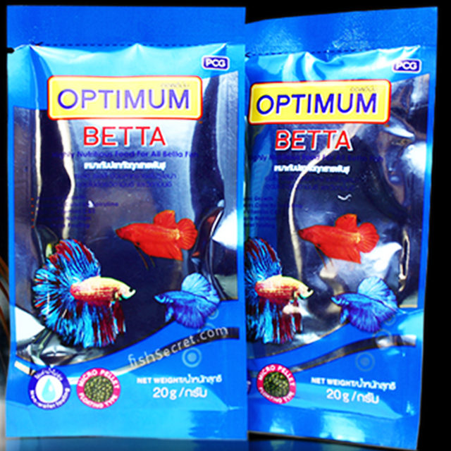 Optimum Betta Fish Food Aquarium High Nutritious Color Growth Micro