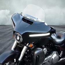 LED Front Batwing Outer Fairing W/Turn Signal for Harley Street  Glide 2014-24