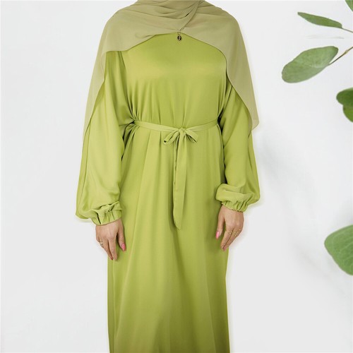 Abaya Muslim Women Rhinestone Kaftan Maxi Dress Dubai Moroccan Party Gown Caftan - 第 27/196 張圖片