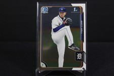 2015 Bowman Draft Chrome MATT HALL 1ST BOWMAN #147 Detroit Tigers