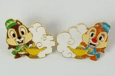 Tokyo Disney Resort Game Prize Pin TDS Magic Lamp Chip Dale