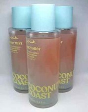 VICTORIAS SECRET PINK COCONUT COAST BODY MIST 8.4 FL OZ LIMITED EDITION SET OF 3