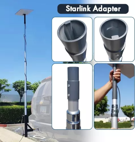 EEZ RV Products Telescopic Starlink Gen2 Pole 10FT(Pole only)
