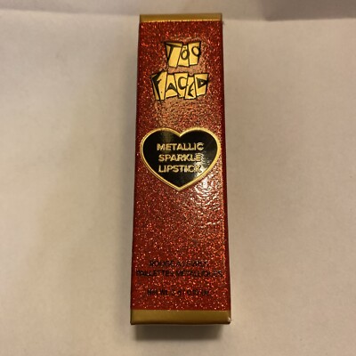 Too Faced Metallic Sparkle Lipstick Too Too Hot New With Box Rare