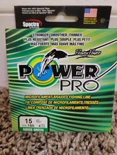 power pro braided fishing line 15lb  150yards