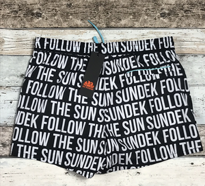 SUNDEK BLACK Costume Mare Uomo M619BDP03PW - ROSCO - BS/SEMI ELASTIC WAIST  13\