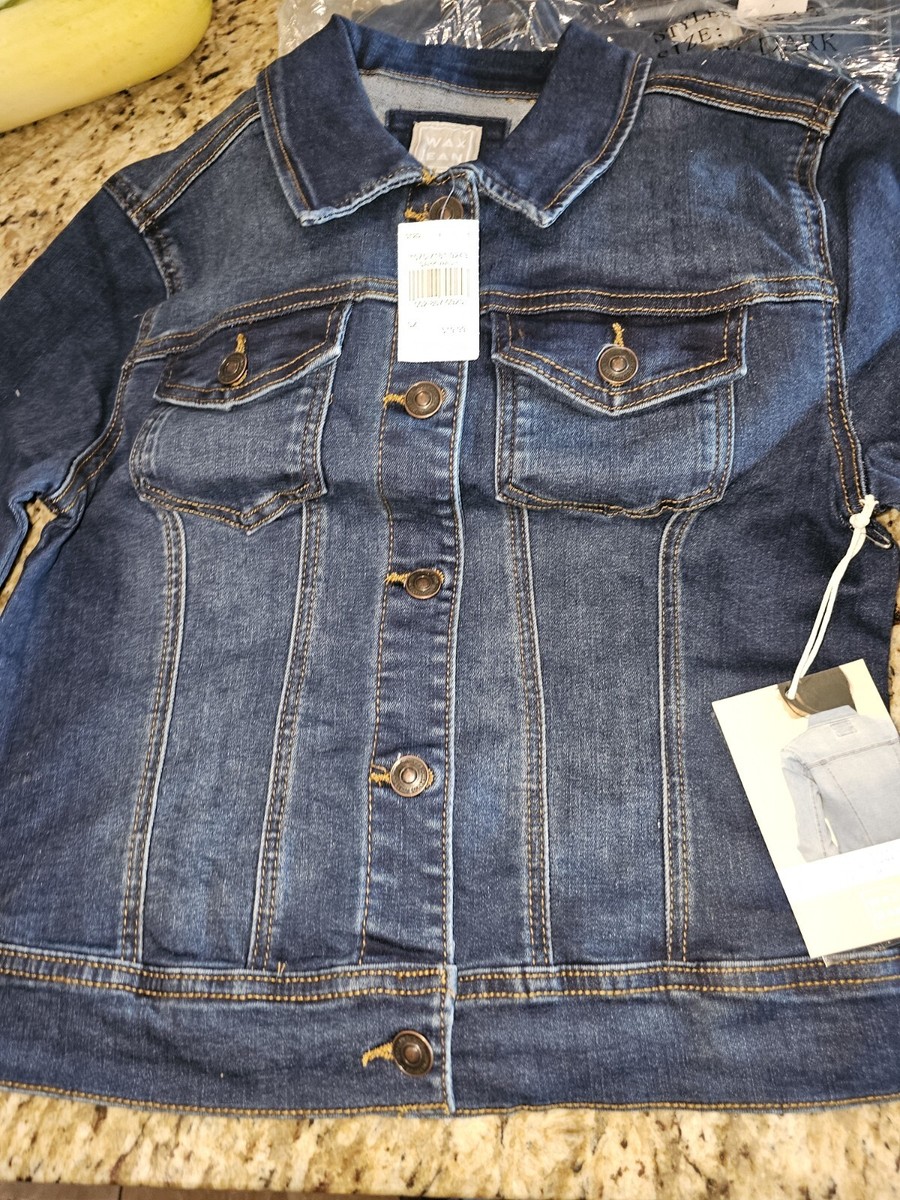 Wax Jeans Dark Blue Style 90243 M Jacket