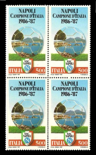 ITALIA Quartine Campionati di calcio MNH ** Scudetto Napoli Juventus Milan Inter - Picture 2 of 47