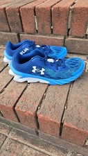 Under Armour Scramjet 3 Boys Running Shoes Blue/Gray NEW