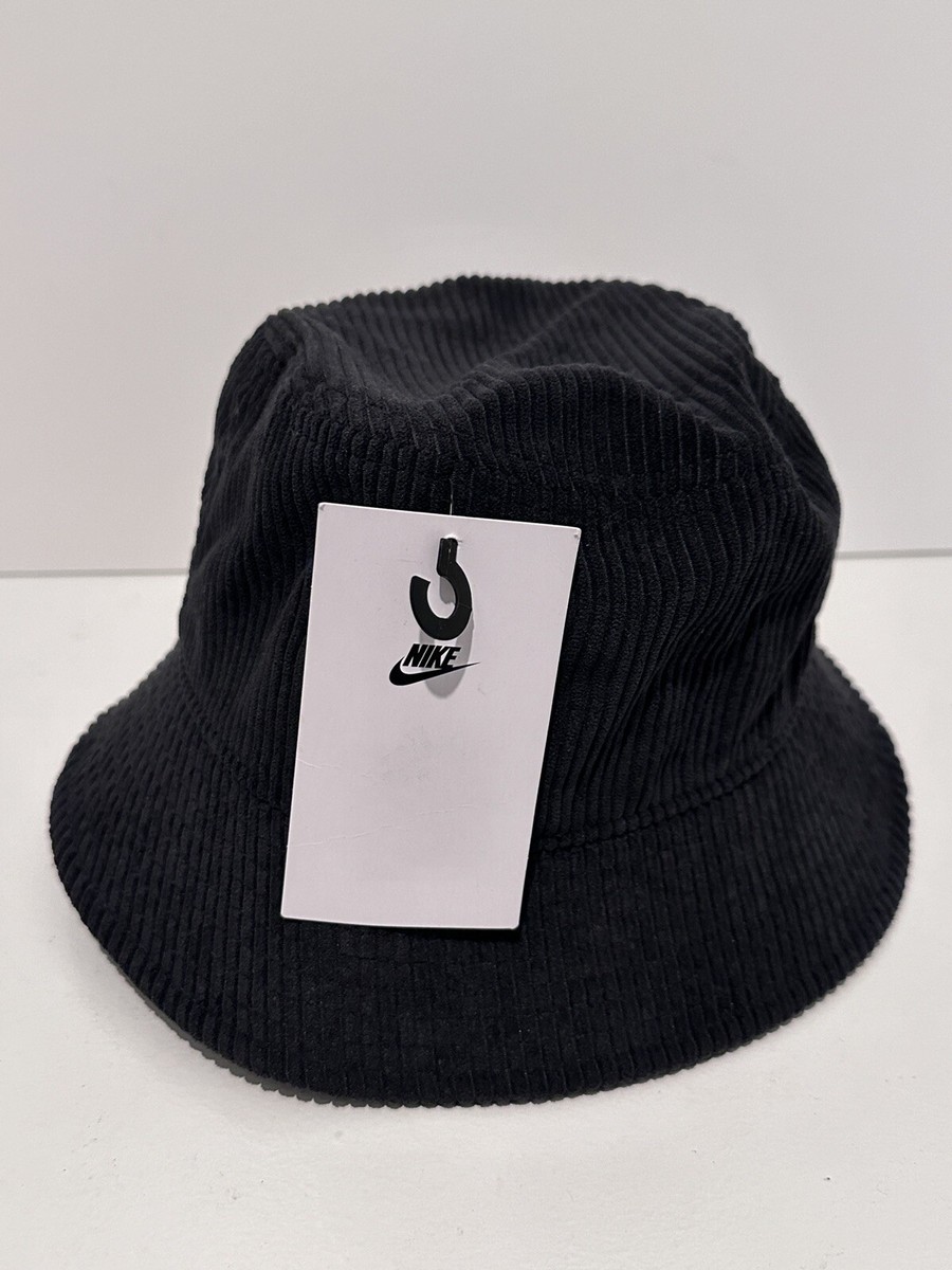 Nike Apex Corduroy Bucket Hat - Black - Unisex - **NEW WITH