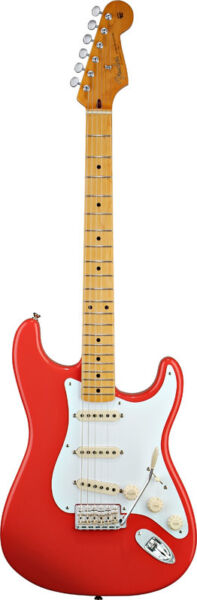 campo toca el piano exterior Fender Classic Series 50s Stratocaster Fiesta Red for sale online | eBay