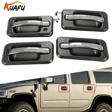 Exterior Door Handle For 2003-2009 Hummer H2 4Pcs Set Front & Rear
