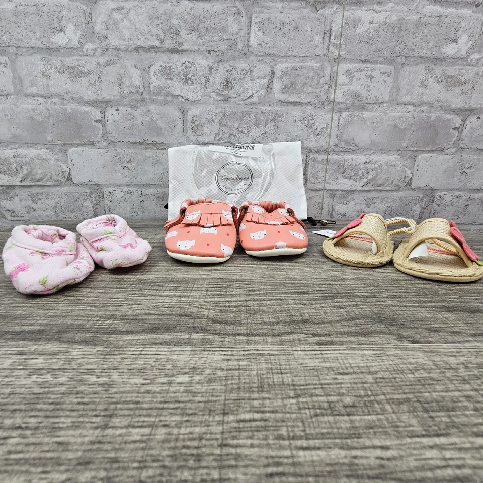 Lote de 3 zapatos infantil niña talla 1 3-6 meses Foto 2 de 4