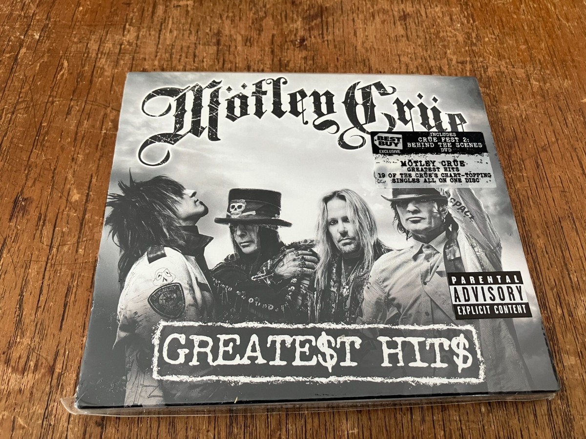 MÖTLEY CRUE Greatest Hits CD+DVD w/Slipcase BEST BUY Exclusive