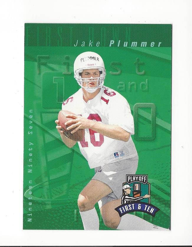 1997 Playoff First and Ten #142 Jake Plummer RC Rookie Cardinals Broncos