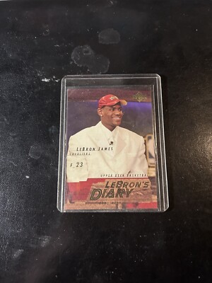 lebron james rookie card  lebrons diary 