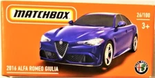 Matchbox - 2022 Power Grabs 2016 Alfa Romeo Giulia 26/100 (BBHFV44)