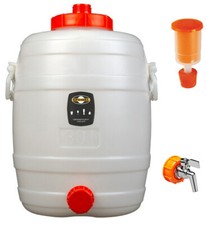 Beczka Speidel Beczka na napoje Beczka na moszcz 30L z kranem wylotowym ze stali nierdzewnej + pund fermentacyjny