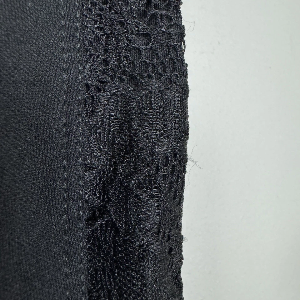 Esmoquin recortado de encaje con tonos Tregging pantalón leggings negro para mujer talla pequeña nuevo con etiquetas Foto 3 de 4