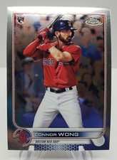 Connor Wong Rookie 2022 Topps Chrome RC #39 Boston Red Sox