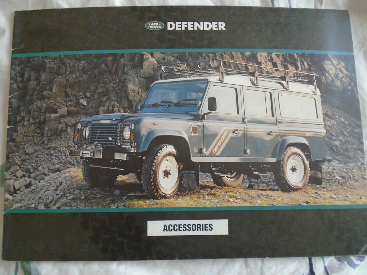 Land Rover Defender Accessories range brochure undated ref